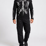 KZZ Men's Loose-fitting Knitted Warm Long-sleeved Shirt
