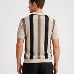 KZZ Breathable Open-Knit Polo Shirt