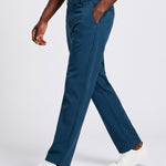 KZZ Men's slight-flare casual trousers