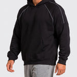 KZZ Men's Casual Outdoor Urban Street Hooded Pullover
