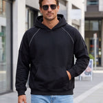 KZZ Men's Casual Outdoor Urban Street Hooded Pullover