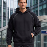 KZZ Men's Casual Outdoor Urban Street Hooded Pullover