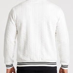 KZZ  Men's Fashion Striped Baseball Jacket