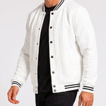 KZZ  Men's Fashion Striped Baseball Jacket