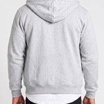 KZZ Men's plaid lined reversible zip-up hooded jacket