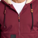 KZZ Men's solid color pullover hooded jacket
