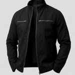 KZZ Men's Retro Loose Long-Sleeved Jacket Casual Work Jacket