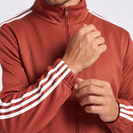KZZ Retro Chinese Style Frog Button Stand Collar Zipper Jacket