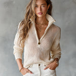 Monica | Elegant Knit Sweater Top