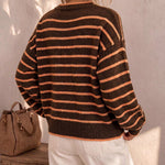 Mabel | Striped Knit Cardigan