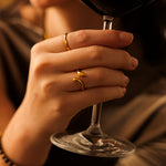 Modern Curved Design Ring