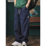 Japanese Waterproof Breathable Loose Fleece Lined Casual Pants