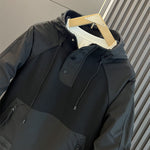 Workwear Large Pocket Pullover Hooded Fleece Sweatshirt