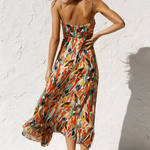 The Spark | Vibrant Color Midi Dress