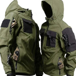 KZZ Men's Casual Hooded Hiking Jacket Warm Coat