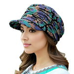 Florencia Velvet Brim Cap