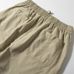 Elastic Waist Drawstring Loose Straight Leg Pants
