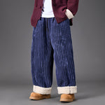 Thickened Reversible Corduroy Trousers