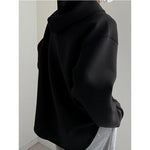 Solid Color Casual Hoodie