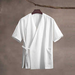 Retro Casual Slanted Placket Cardigan