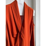 Women's V-neck Sleeveless Twist-waist Dress