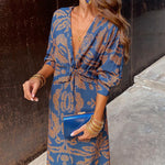 The Spark | Elegant Floral Midi Dress