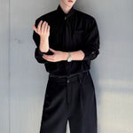 Detachable Tie Metal Accessories Loose Shirt