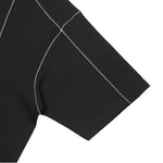Topstitched Crew Neck Loose T-shirt