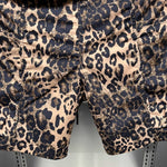 Leopard Print Quick-drying Loose-fitting Five-point Pants