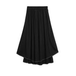Women's High-waisted Loose Casual Faux Two-piece Pants