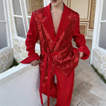 Stage Party Tassel Sequined Blazer