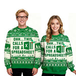 KZZ Men's Crew Neck Long Sleeve Christmas Sweatshirt