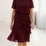 Juliette | Elegant basic ruffle dress