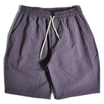 Outdoor Seersucker Plaid Beach Shorts
