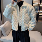 Lingge Loose Fashion Lapel Short Coat