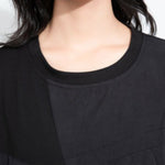 Women's Faux Two-piece Patchwork Loose T-shirt