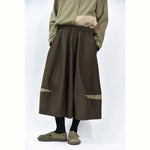 Women's Cracked Color Block Flower Tulip Skirt