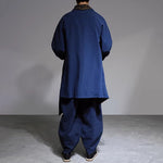 Loose Linen Zen-style Robe Cardigan