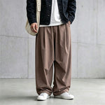 Japanese Lightweight Drawstring Straight-leg Casual Pants