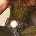 Western Style Round Disc Waist Belt
