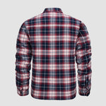 Douglas™ | Quilt-Lined Plaid Flannel Bomber Jacket