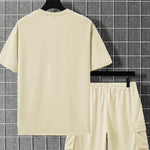 KZZ Summer T-shirt, cargo shorts, tracksuit for men