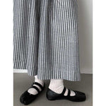 Striped Casual Loose Wide-leg Pants