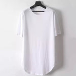 Loose Solid Color Crew Neck Thin T-shirt