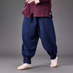 Thickened Faux Lamb Wool Loose Casual Harem Pants
