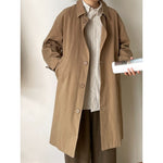 Japanese Striped Loose-fitting Long-sleeved Shirt