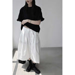 Women's Wide-leg Loose Casual Mid-length Trousers