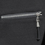 Zippered Pocket Slim Fit Trousers