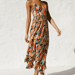 The Spark | Vibrant Color Midi Dress