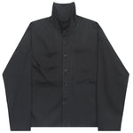 Vintage Turtleneck Big Pocket Loose Shirt